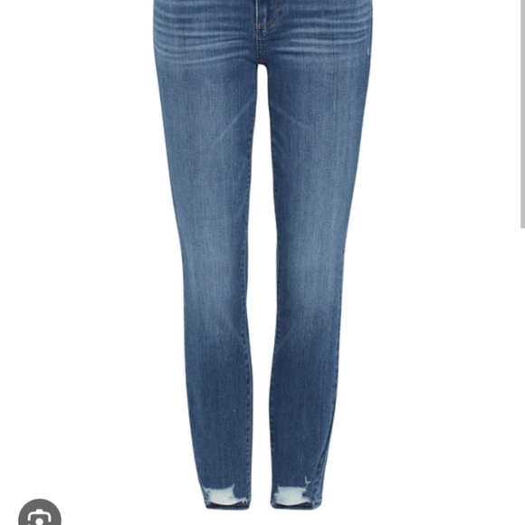 Paige Verdugo Ankle Distressed Jeans Size 28 - Picture 2 of 11